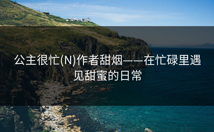 公主很忙(N)作者甜烟——在忙碌里遇见甜蜜的日常