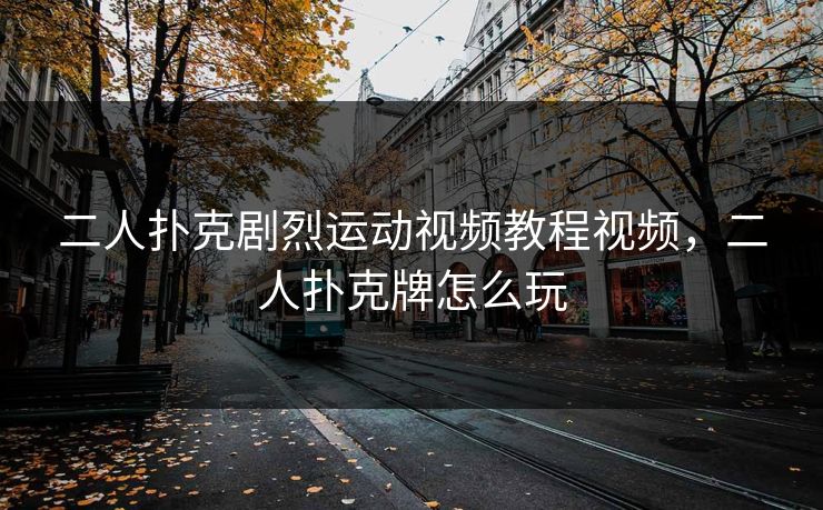 二人扑克剧烈运动视频教程视频，二人扑克牌怎么玩